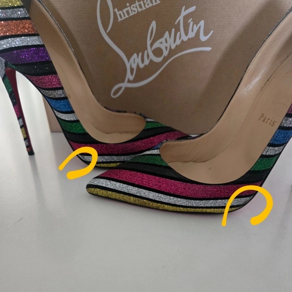 Shoes So Kate Glitter Stripe Pump So Kate 120 Nappa Gem main image 0